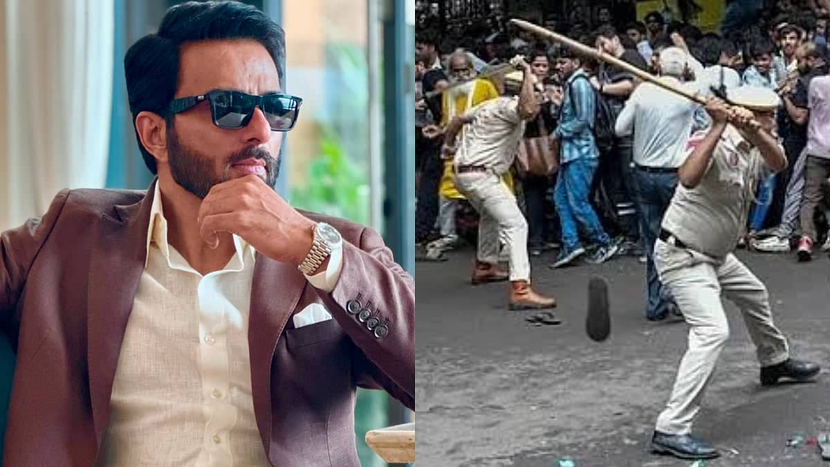 Sonu Sood Ka Drama: Police Ka Lathi, Students Ka Pyaar!