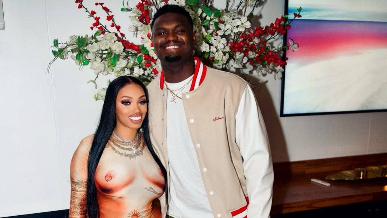 Cam Newton Calls Out Zion for Bringing Akheema Love Courtside