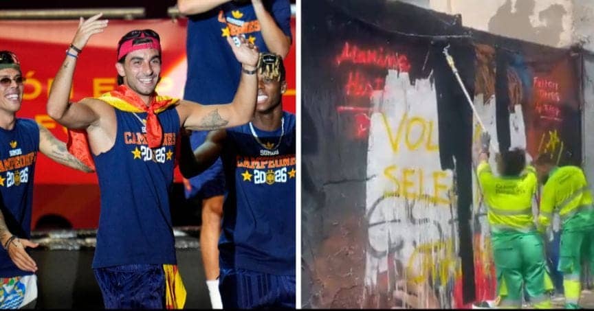 Ferran Torres' Mural Gets a Cheeky Makeover Days After Win