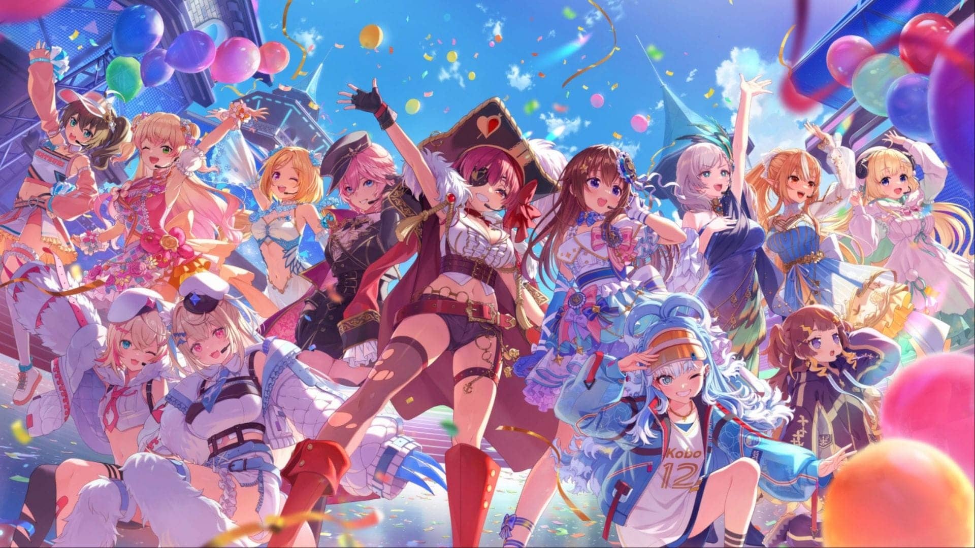 All the V-Tuber Characters in Hololive Dreams Game Launch