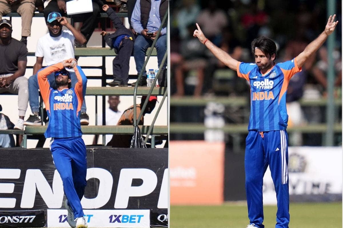 Tilak Varma's Catch Sends Ryan Burl Packing in T20I Showdown