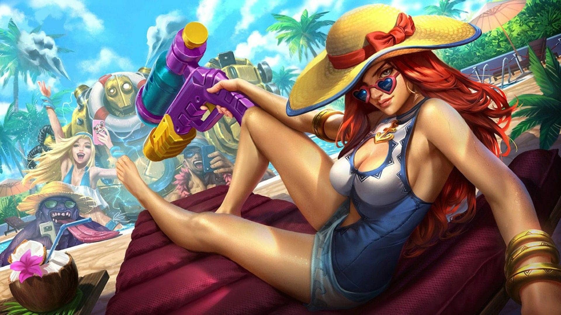 LoLdle 1478: Fiora, Ziggs, and a Pool Party Surprise