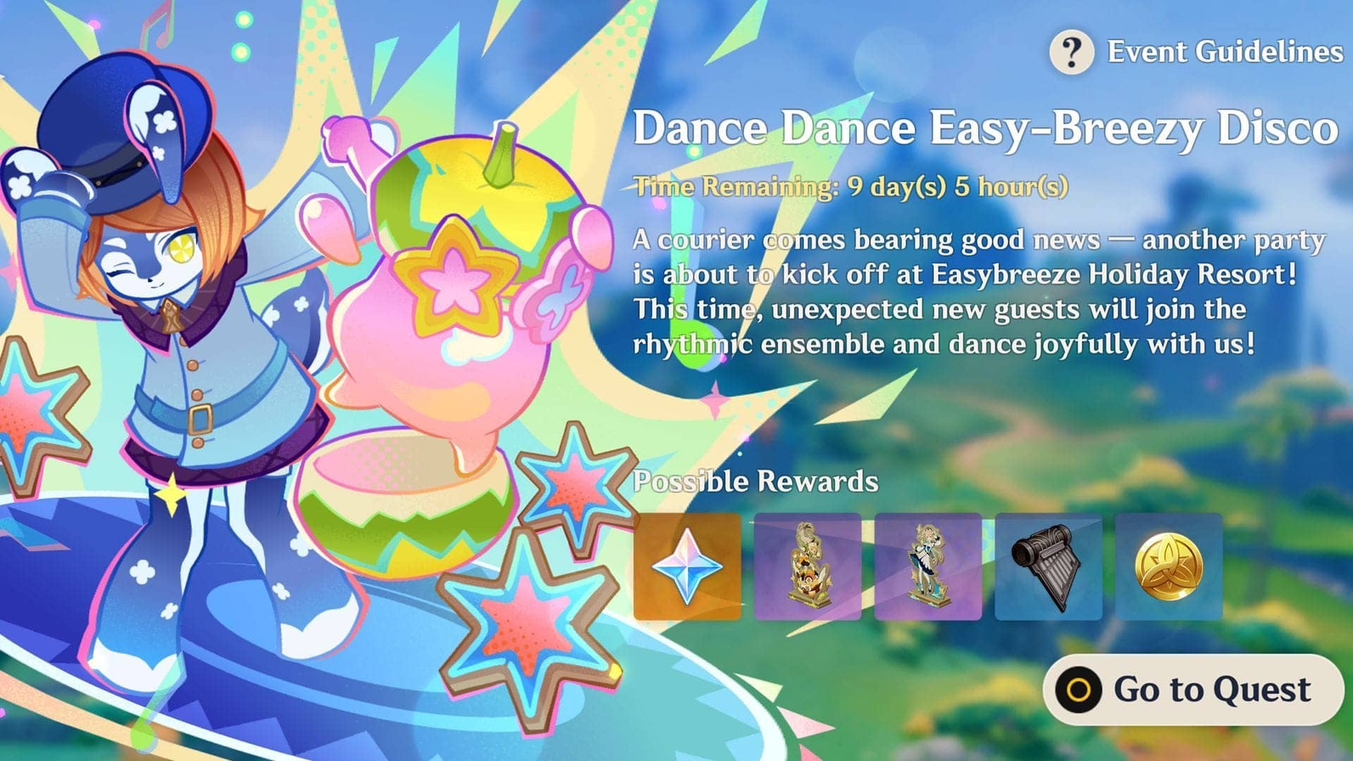 Join the Dance Dance Easy-Breezy Disco in Genshin Impact