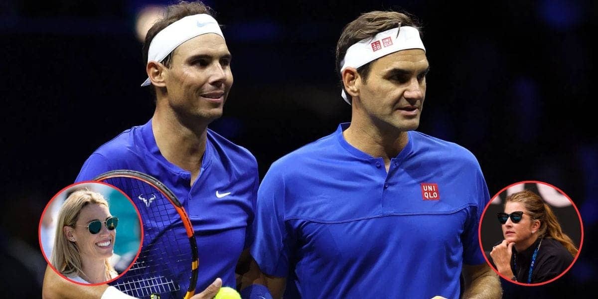 Roger Federer Visits Rafa Nadal Academy, Heart-Eyes Everywhere