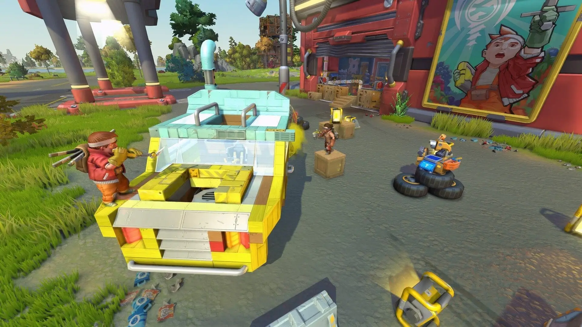 Craft the Ultimate Farm Defense in Scrap Mechanic Fun