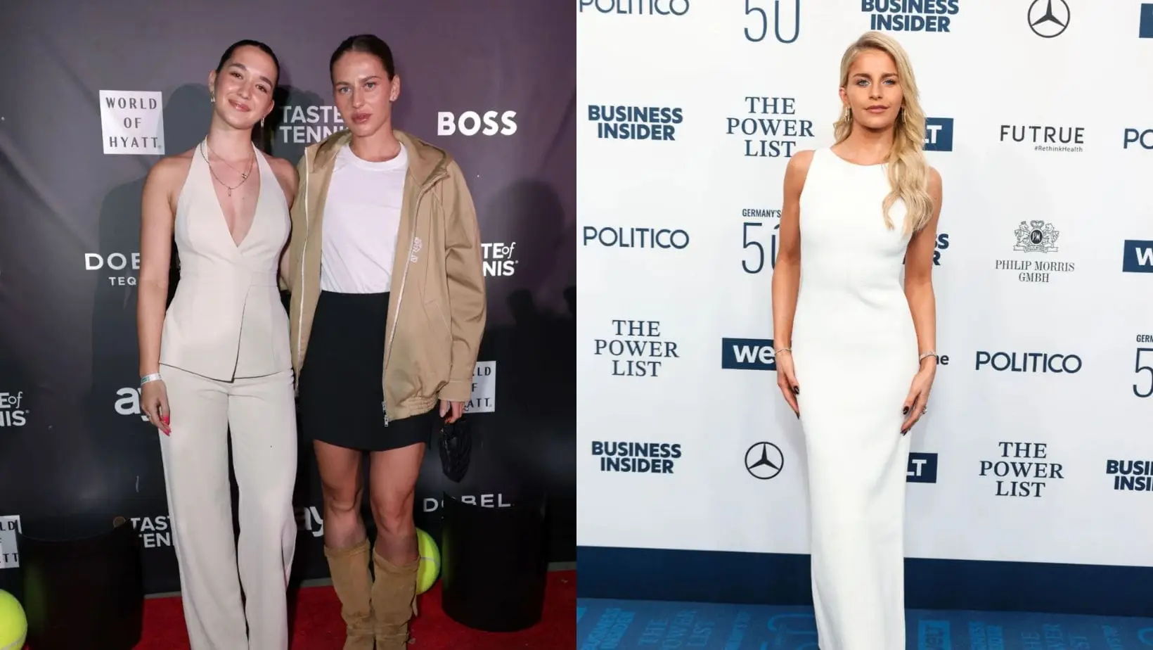 Marta Kostyuk & Eva Lys Share Laughs with Caroline Daur