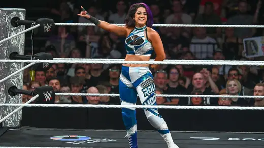 Bayley Sparks WWE Buzz with Cryptic Crew Photo Drop