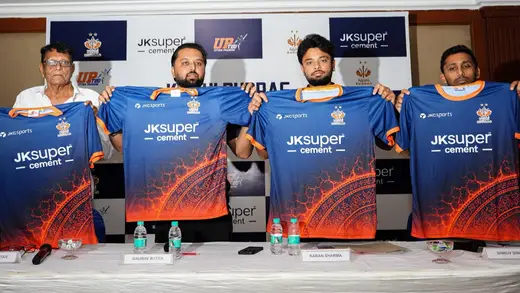 Kashi Rudras Unveil Flashy Jersey for UPT20 Season 4