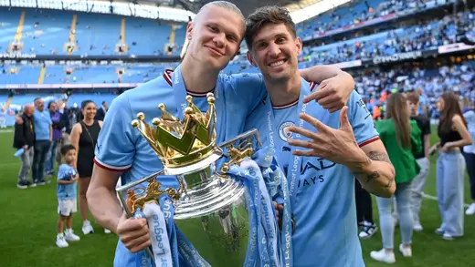 Haaland Gives a Cheerful Shoutout to Stones at Inter Milan