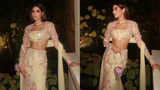 Khushi Kapoor’s Butter Yellow Lehenga Steals The Wedding Show