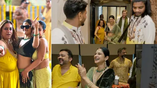 Jennifer Winget's Haldi Ceremony: A Colorful Friendship Day Celebration