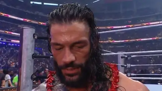 Roman Reigns Gets All Choked Up After SummerSlam Victory