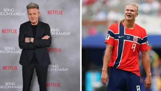 Gordon Ramsay Tags Haaland in Norway: Social Media Madness