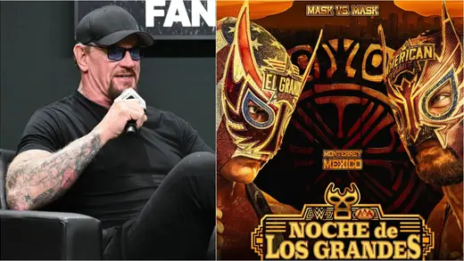 Undertaker's Wild Vision: AAA's Mask vs. Mask Showdown
