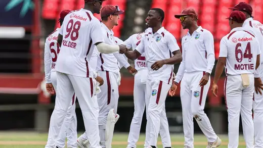 Roston Chase Says West Indies Struggled with the Pitch