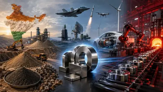 India's Rare Earth Riches Need Local Magnet Magic to Shine