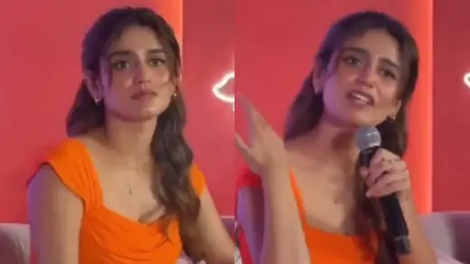Priya Prakash Ka Saffron Dress Pe Reporter Ko Jhakaas Jawab