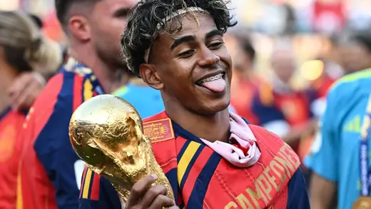 Lamine Yamal Soaks Up Colombia Fun After World Cup Win
