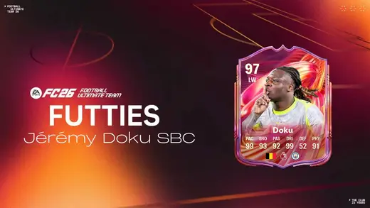 Unlock Jérémy Doku Futties SBC in EA FC 26 for Cheap