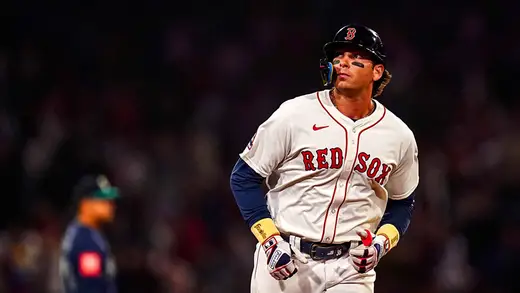 Triston Casas Takes a Pizza Break After Wrist Surgery