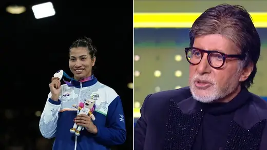 Commonwealth Games Stars Join Amitabh Bachchan on KBC