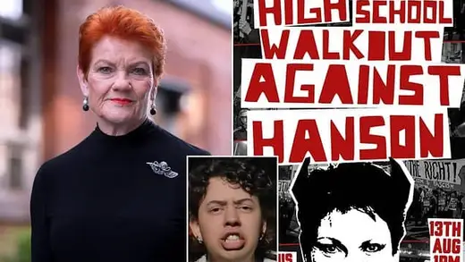 Aussie Students Gear Up for a Walkout Against Hanson