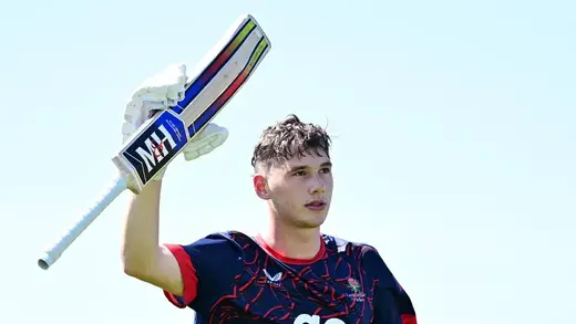 Rocky Flintoff Crushes First Hundred for Lancashire in Style