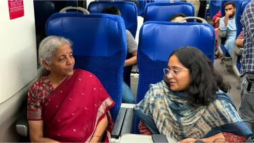 Nirmala Sitharaman's Vande Bharat Train Ride Sparks Debate