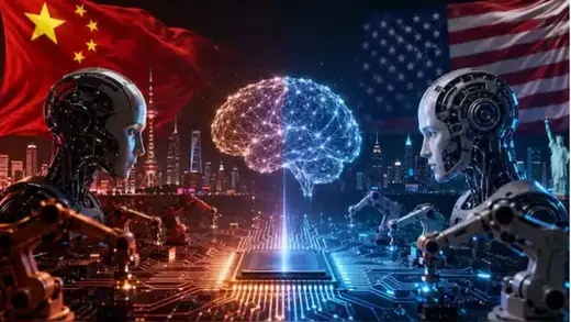 India's AI Showdown: Mixing It Up in the US-China Clash