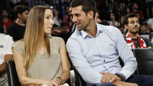Novak Djokovic Celebrates Family and Friends Before Documentary