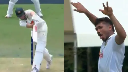 Taskin Ahmed's Hilarious Celebration After Dismissing Green