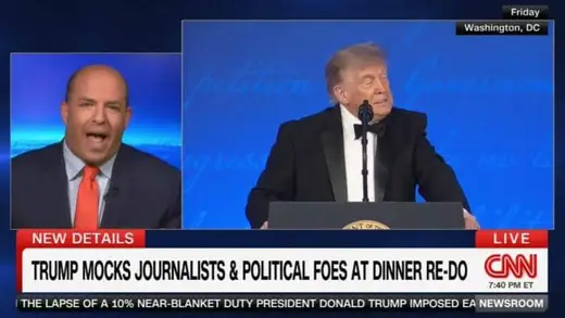 Brian Stelter Dishes Out a Scathing Review of Trump's Speech