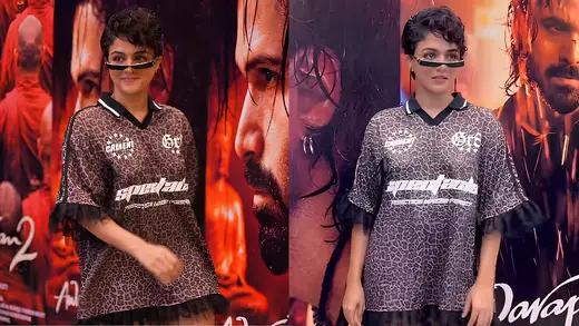 Wamiqa Gabbi's Wild Fashion Statement at Awarapan 2 Event