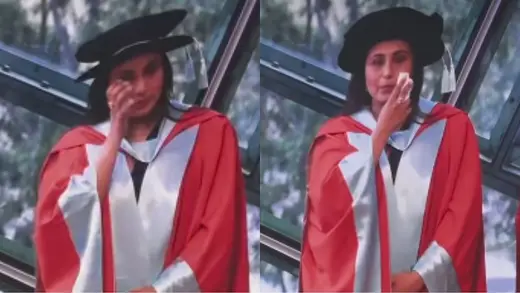 Rani Mukerji Receives Honorary Doctorate, Emotional Moment
