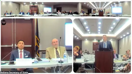 Lipstick Smudge Causes a Stir for Indiana Election Commission