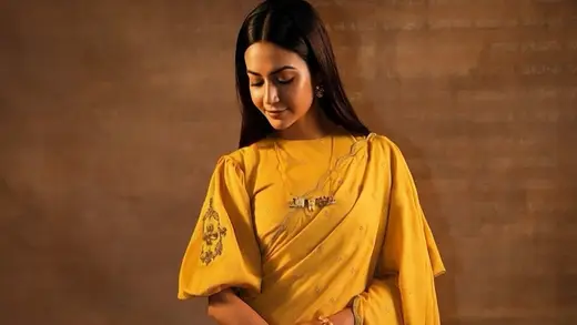 Kriti Kharbanda's Dazzling Saree: A Tribute to Tradition