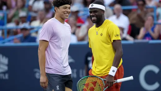 Ben Shelton's Fun Reaction to Tiafoe's Outfit Reveal