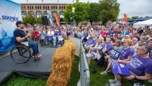 Turek Sizzles on Expenses and Corruption at Iowa State Fair