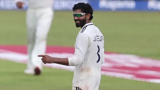 Jadeja Becomes Third Left-Arm Spinner to Hit 350 Wickets