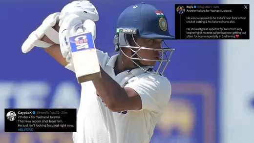 Yashasvi Jaiswal’s Three-Ball Duck: Fans Are Not Happy