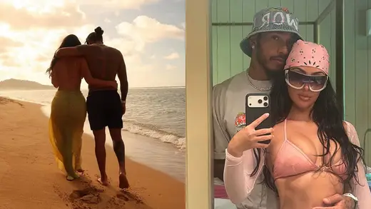 Kim Kardashian's Fun-Filled Beach Getaway with Lewis Hamilton