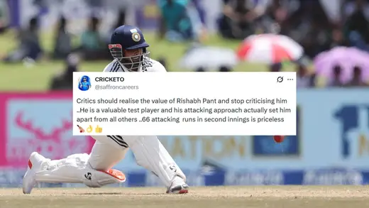 Rishabh Pant Dazzles with 66 to Rescue Team India