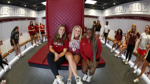 Alabama Softball's Super Cool New Locker Room for 2027 Season