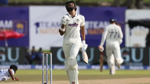 Padikkal Dazzles in Test Match with Stylish Batting Performance