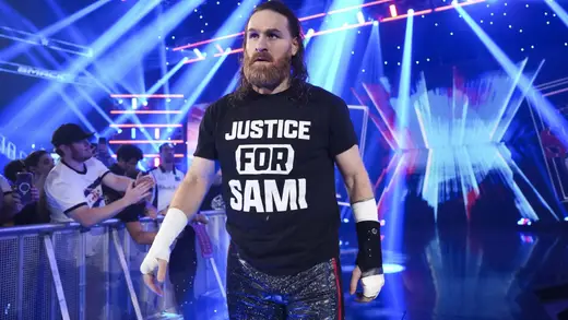 Sami Zayn Takes a Break from the Ring Thanks to His Hand