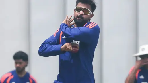 Saransh Jain Preps for Possible Test Debut Against Sri Lanka