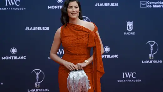 Garbine Muguruza Enjoys Beach Fun in Red Bikini with Friends