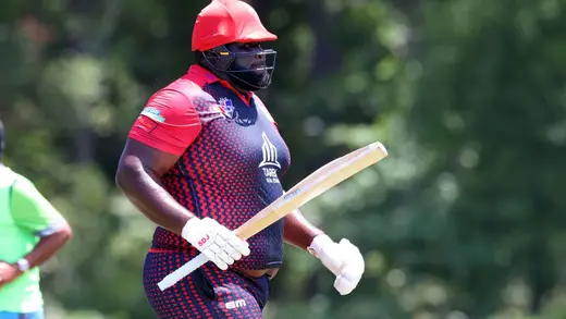 Rahkeem Cornwall Hits Boundary, Then Gets Run Out