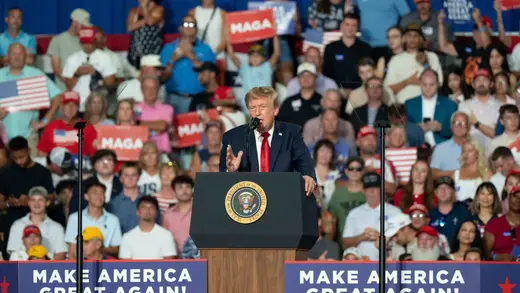 Trump's Rally: Vote Like I'm on the Ballot, Folks!