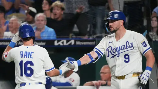 Royals Rally for Fifth Straight Win with Late Double